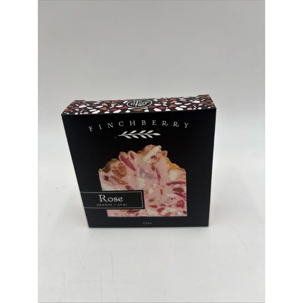Finchberry Soap Rose Orange Açaí Soap 4.5 oz